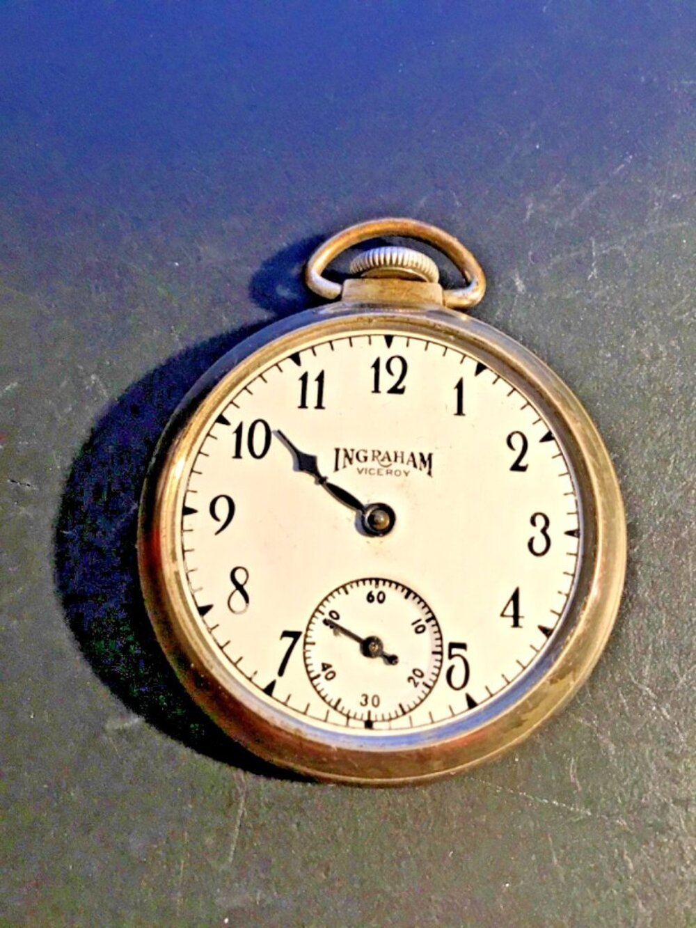 Ingraham Viceroy Pocket Watch – Ticking Movement – Second Hand Running – Project